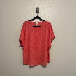 Anne Klein Vibrant Red Blouse